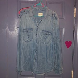American Eagle Chambray Shirt